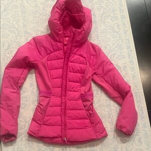 lululemon athletica Pink Puffer Jacket